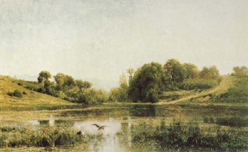 Charles Francois Daubigny Landscape at Gylieu France oil painting art